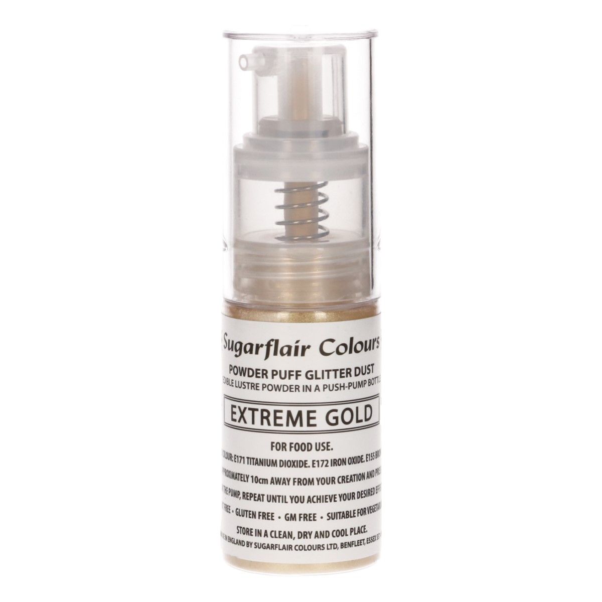 Spray pailleté Sugarflair — Or